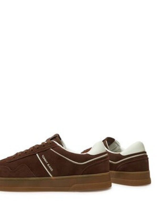 Tommy Jeans Sneakersy The Greenwich Suede EM0EM01516 Brązowy