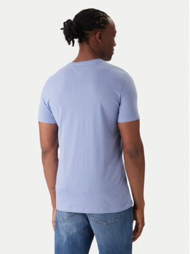 Tommy Jeans T-Shirt DM0DM04411 Niebieski Slim Fit