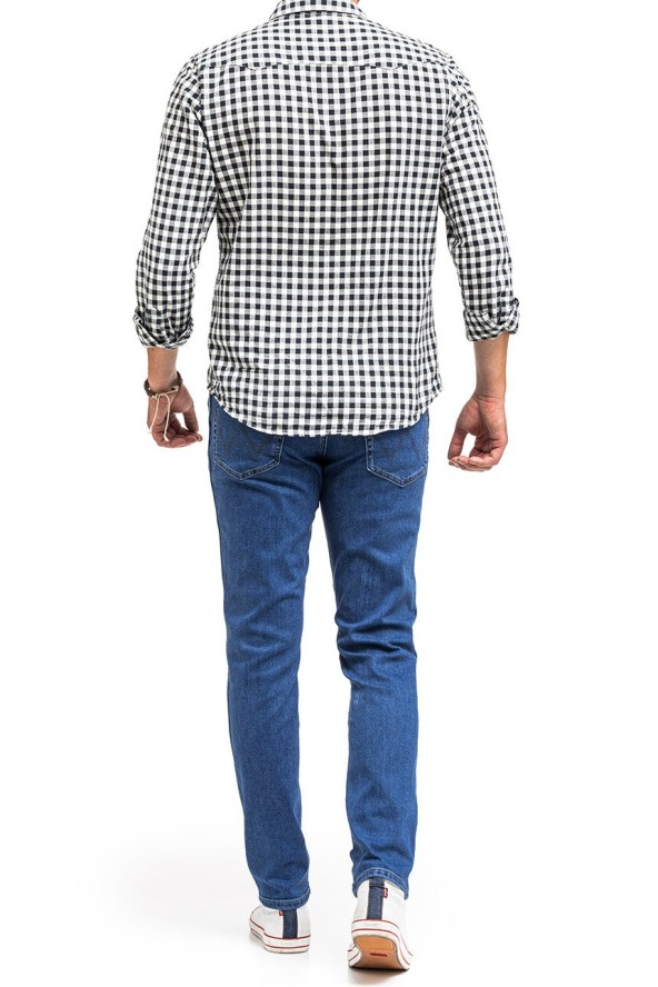 WRANGLER TEXAS SLIM MĘSKIE SPODNIE JEANSOWE THE STONE RIDE W12SYI39U 112145803