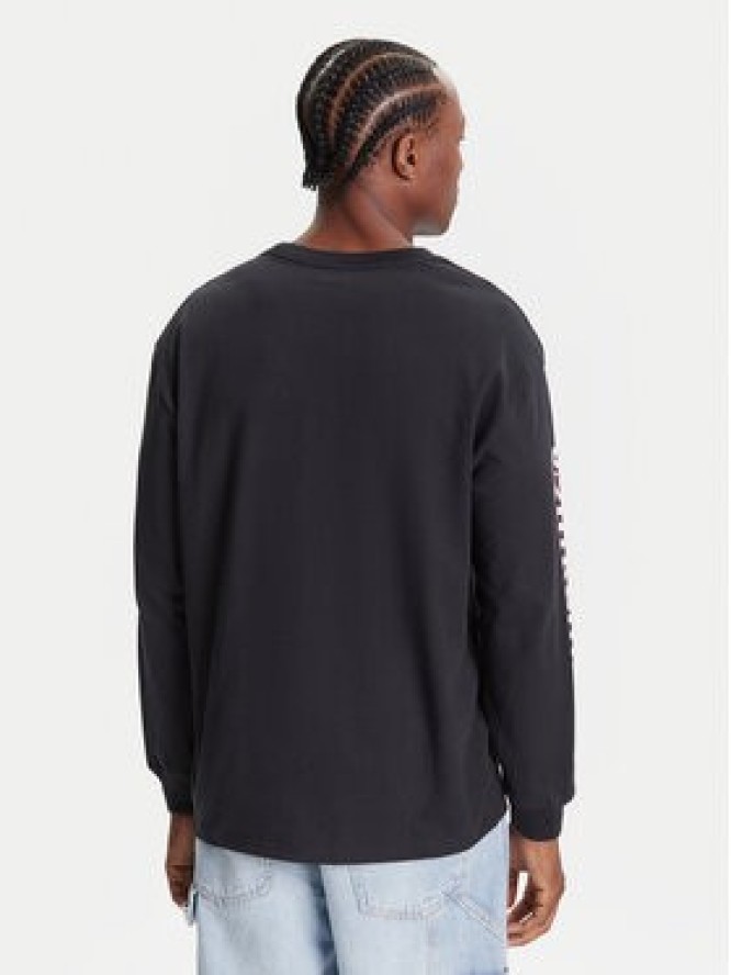 Quiksilver Bluza Mercury Old English Ls EQYZT08169 Czarny Comfort Fit