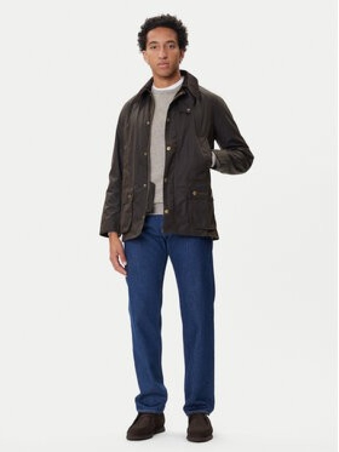 Barbour Kurtka przejściowa Ashby MWX0339OL71 Zielony Regular Fit