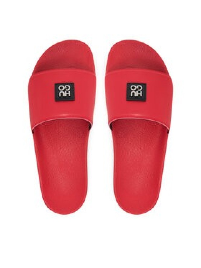 HUGO Klapki Timein 50548671 Czerwony