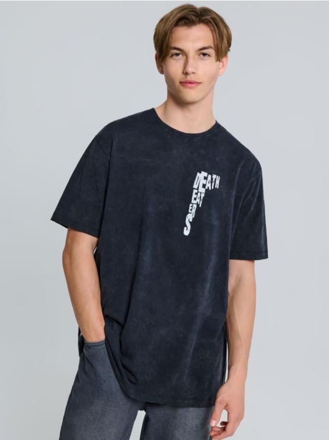 Koszulka z nadrukiem Harry Potter - szary