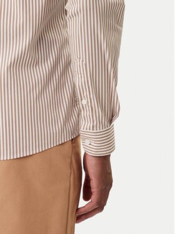 BOSS Koszula H-Roan 50556085 Beżowy Slim Fit