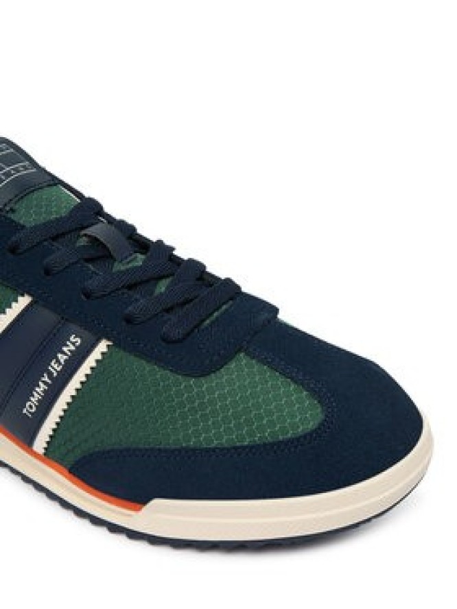 Tommy Jeans Sneakersy Tjm Retro Runner Cleated Winter EM0EM01664 Granatowy
