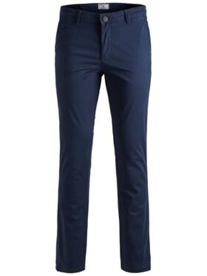 Jack & Jones Chinosy Marco 12150148 Granatowy Slim Fit