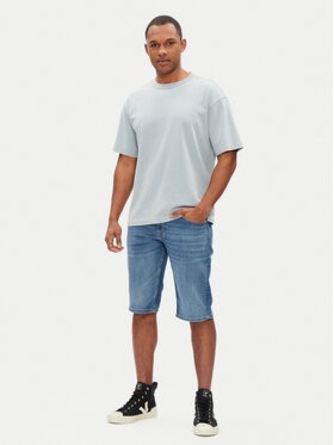 Pepe Jeans Szorty jeansowe Cash PM801081 Niebieski Straight Fit