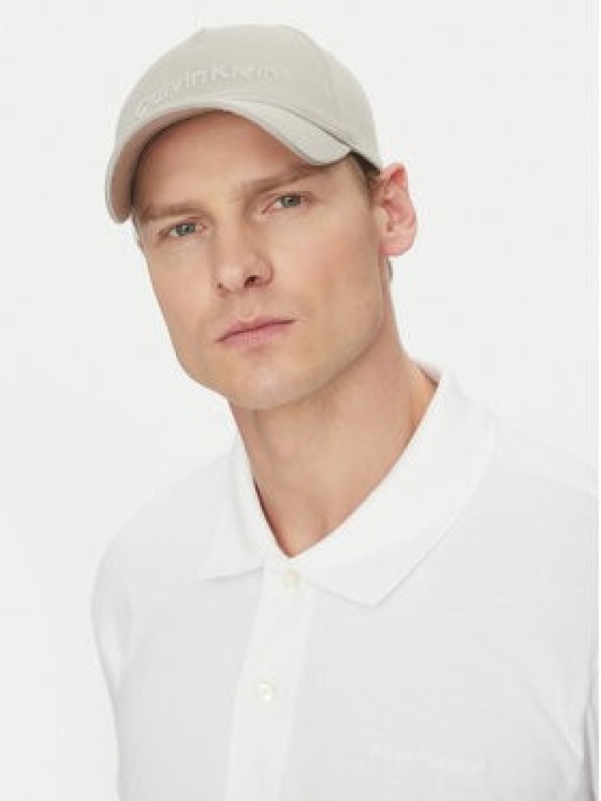 Calvin Klein Czapka z daszkiem K50K511987 Beżowy