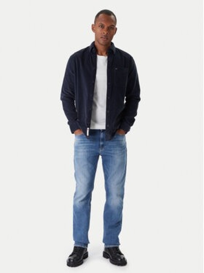 Tommy Jeans Koszula Baby Cord DM0DM22021 Granatowy Regular Fit