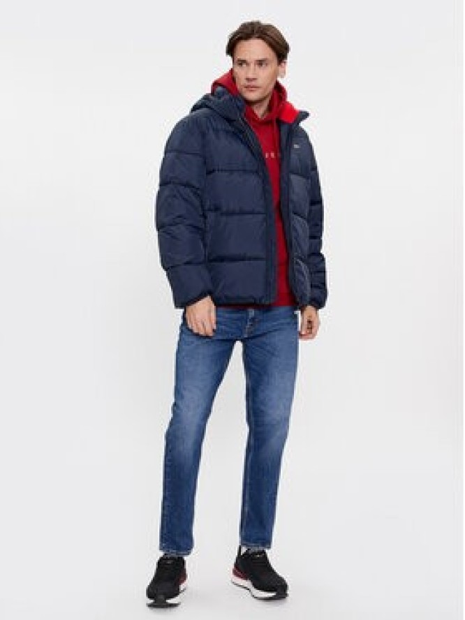 Tommy Jeans Kurtka zimowa Essential DM0DM18487 Granatowy Regular Fit