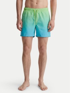 Jack & Jones Szorty kąpielowe Maui Horizon 12291438 Zielony Regular Fit