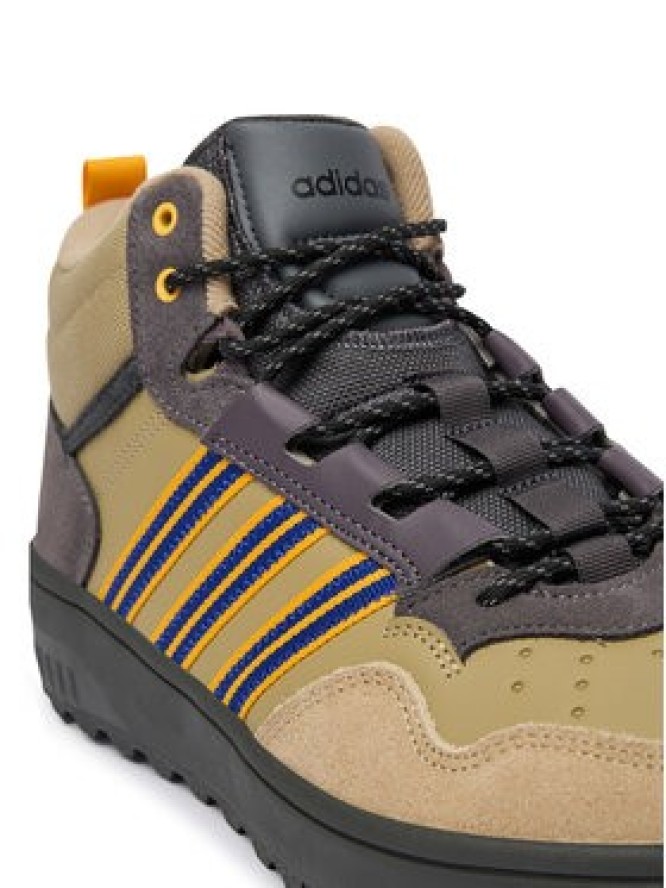 adidas Sneakersy Hoops 4.0 Mid JR6704 Beżowy