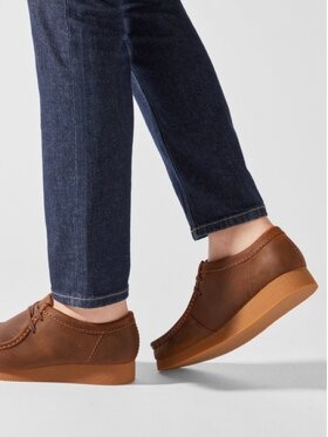Clarks Mokasyny Wallabee Evo 261728197 Brązowy