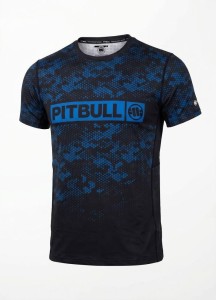 Męska Koszulka Mesh PITBULL techniczna sportowa HEX CAMO HILLTOP