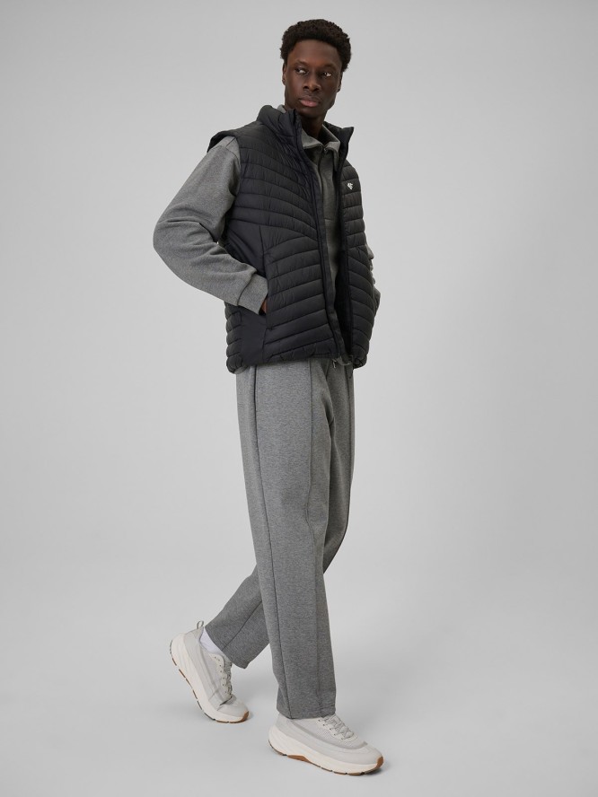 4F Bezrękawnik z wypełnieniem syntetycznym męski - czarny M