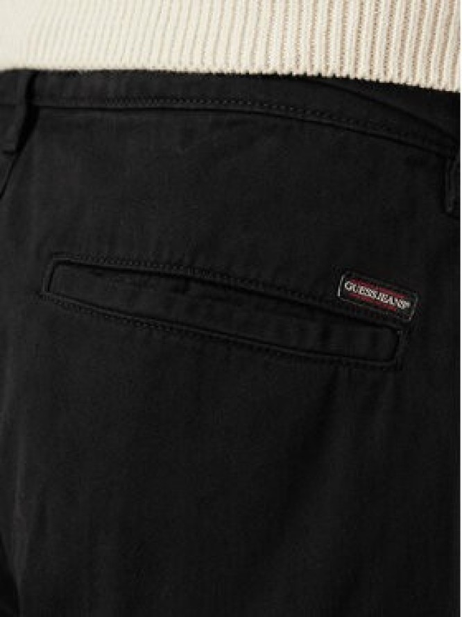 Guess Chinosy M5YB60 WGCV1 Czarny Wide Leg