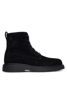 Calvin Klein Trzewiki Combat Ess Lace Up Zip Boot Su YM0YM01371 Czarny