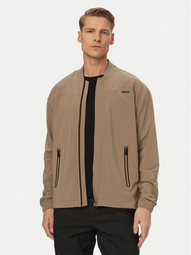 BOSS Bluza Terrace 50558484 Beżowy ciemny Relaxed Fit