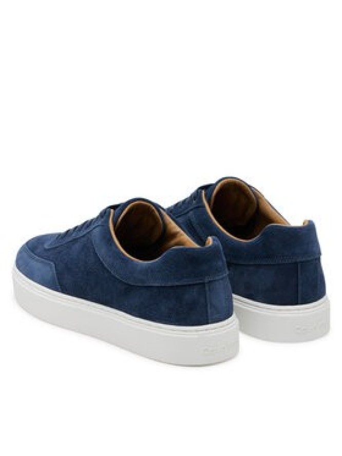 Calvin Klein Sneakersy Clean Cup Low Laceup Oxf Su HM0HM01880 Granatowy