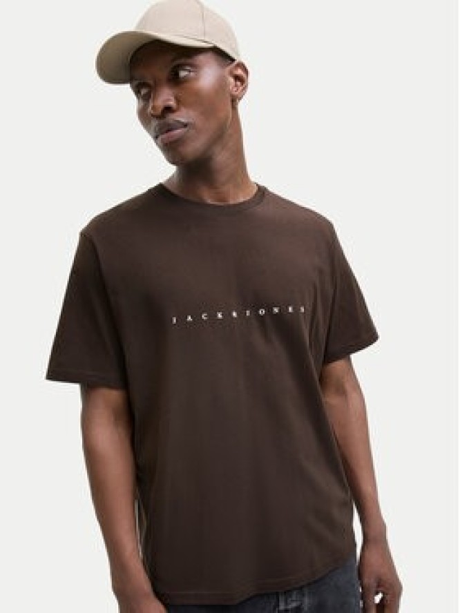 Jack & Jones T-Shirt Star 12234746 Brązowy Relaxed Fit