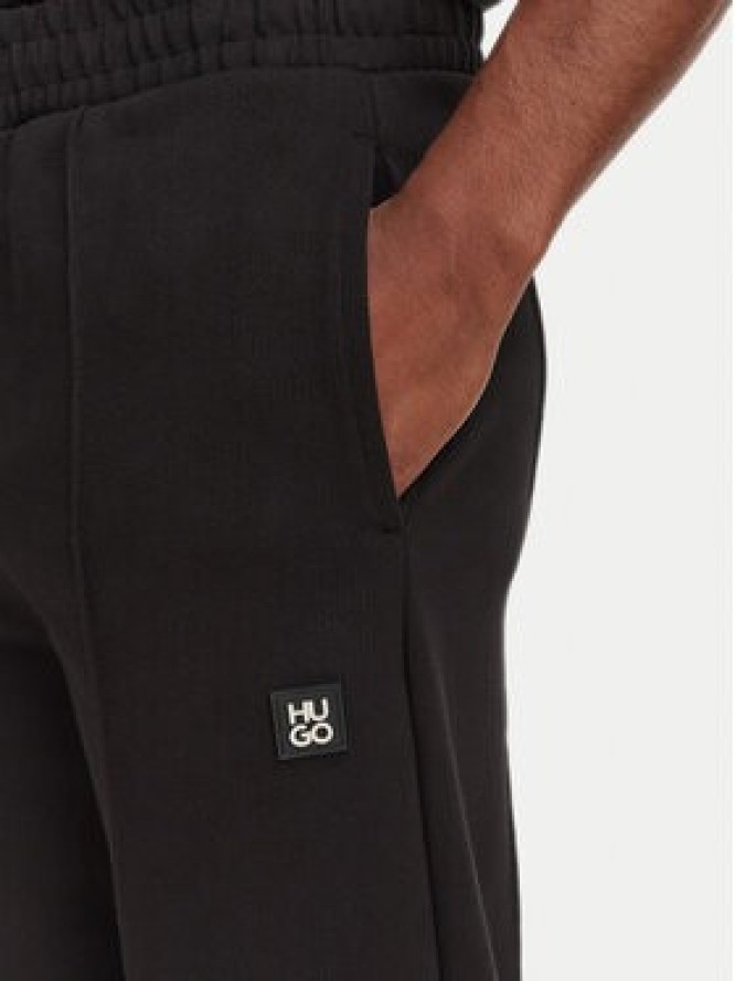 HUGO Spodnie dresowe Dabinpant 50563020 Czarny Relaxed Fit