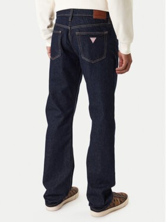 Guess Jeans Jeansy M4BA80 D5HS1 Granatowy Regular Fit