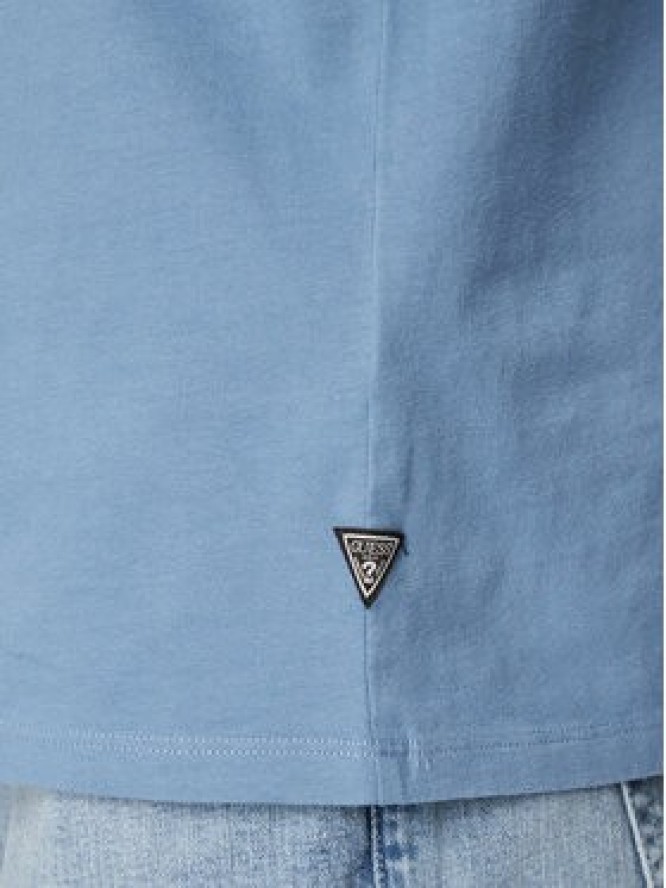 Guess T-Shirt M6GI29 K3258 Niebieski Regular Fit