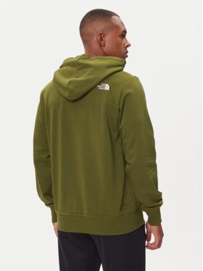 The North Face Bluza Drew Peak Light NF0A8C1B Zielony Regular Fit