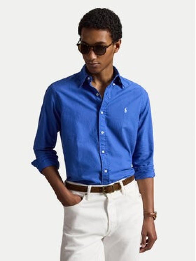 Polo Ralph Lauren Koszula 710805564512 Niebieski Regular Fit