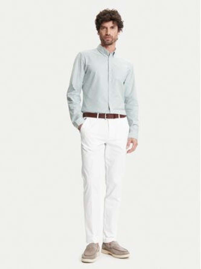 Lindbergh Koszula 30-203174 Zielony Slim Fit