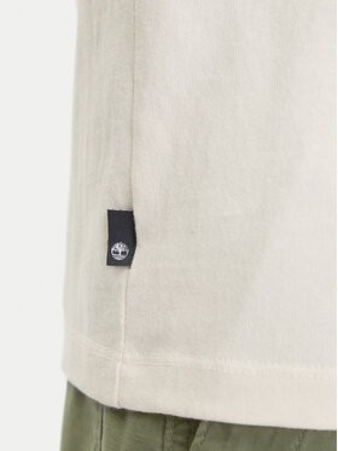 Timberland T-Shirt TB0A6DPD Beżowy Regular Fit