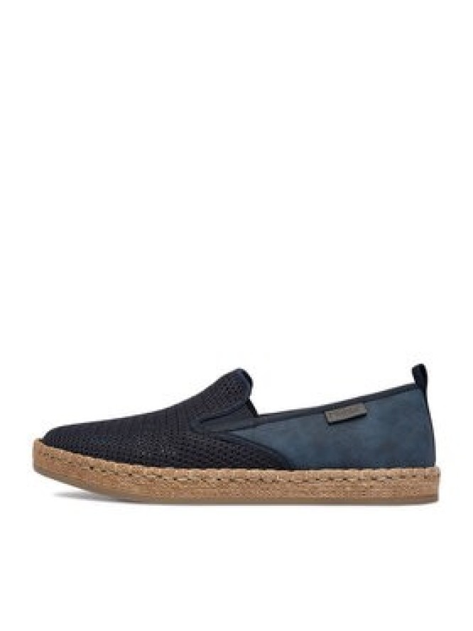 Rieker Espadryle CEO-B2661-14 Granatowy