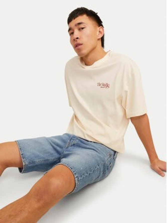 Jack & Jones Szorty jeansowe Chris Cooper 12252858 Niebieski Relaxed Fit