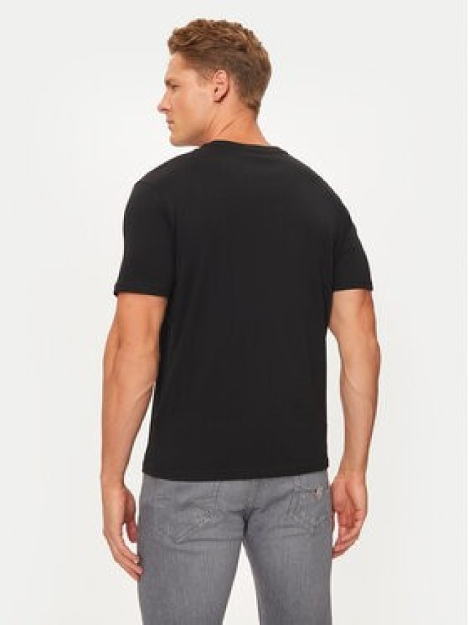 Schott NYC T-Shirt TSLOGO Czarny Regular Fit