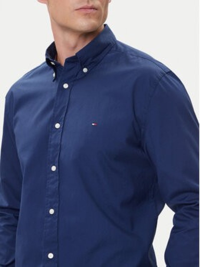 Tommy Hilfiger Koszula MW0MW37550 Granatowy Regular Fit