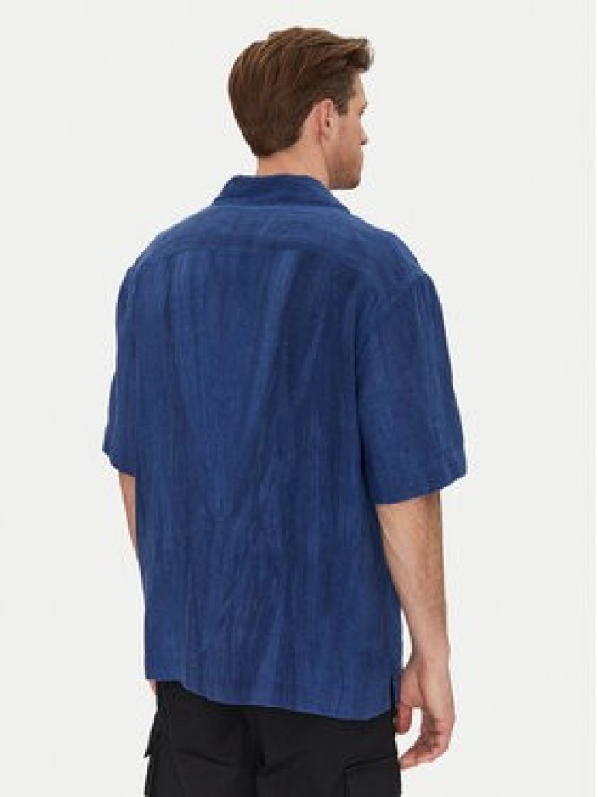 Gant Koszula 3250062 Niebieski Relaxed Fit