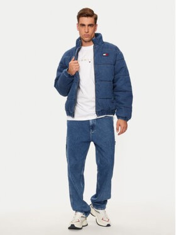 Tommy Jeans Kurtka zimowa DM0DM20438 Niebieski Regular Fit