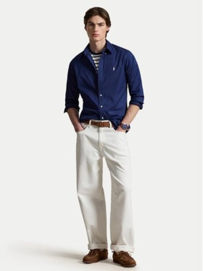 Polo Ralph Lauren Koszula 710B20512006 Granatowy Custom Fit