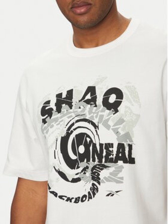 Reebok T-Shirt 100218841 Biały Regular Fit