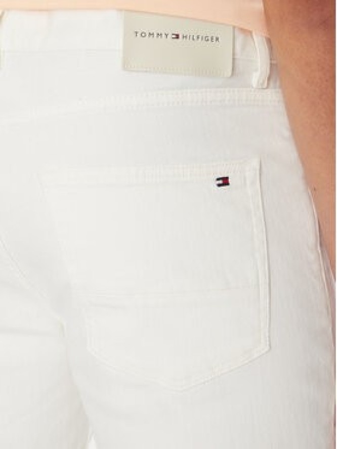 Tommy Hilfiger Jeansy Denton MW0MW38812 Biały Straight Fit