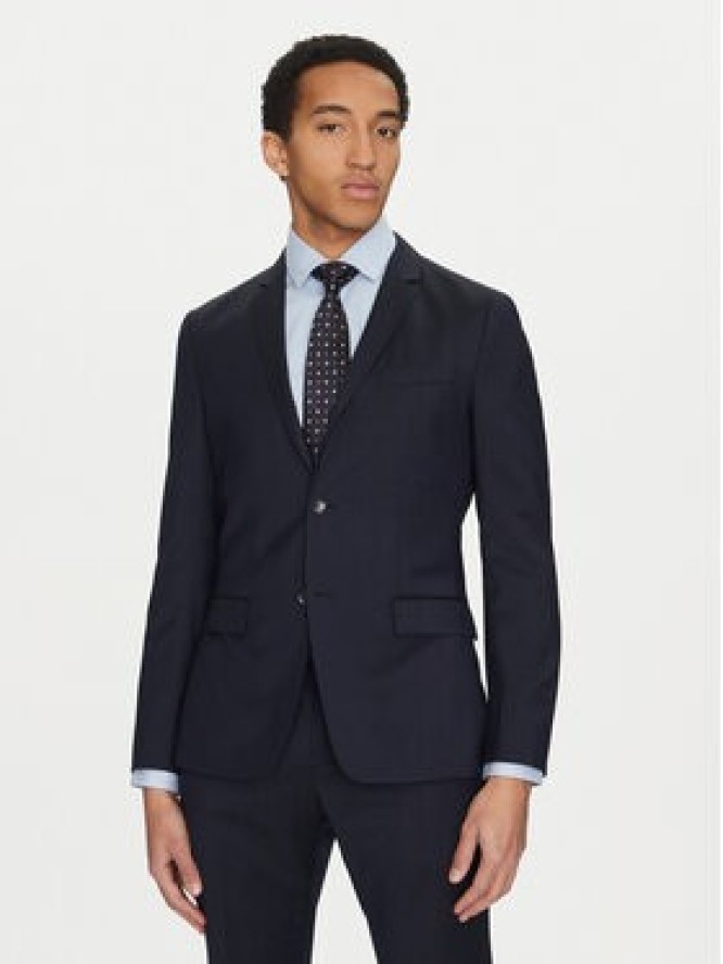 BOSS Krawat 50532389 Granatowy