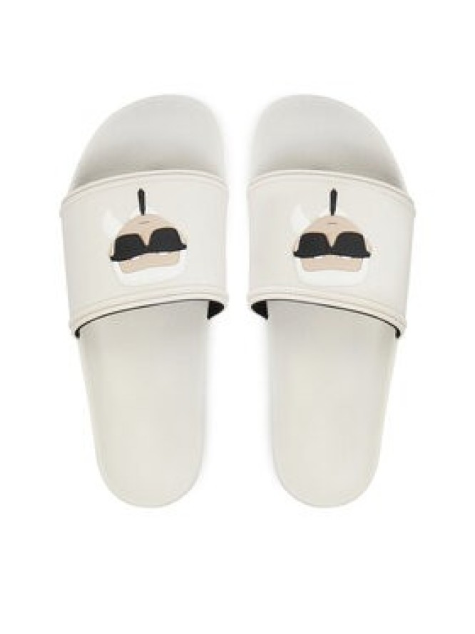 KARL LAGERFELD Klapki KL70005 Biały