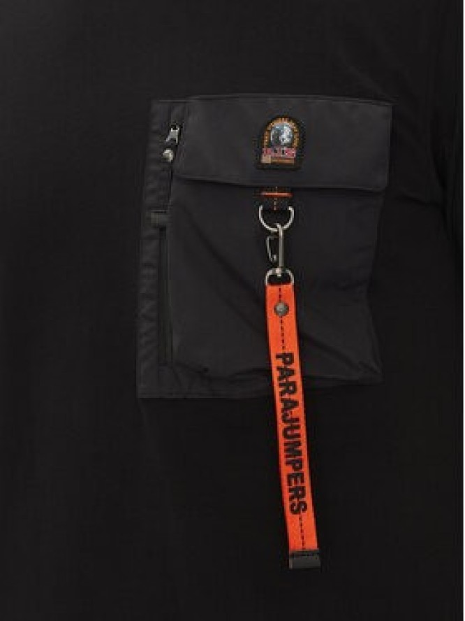 Parajumpers T-Shirt Mojave 25SMPMTSRE07 Czarny Regular Fit