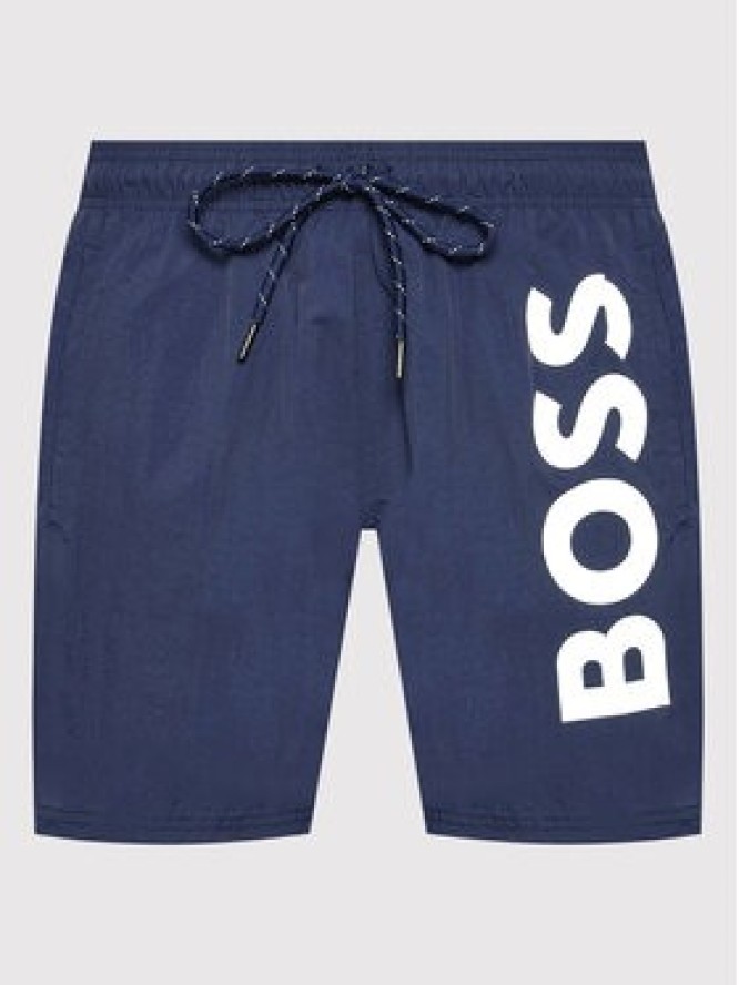 Boss Szorty kąpielowe Octopus 50469602 Granatowy Regular Fit