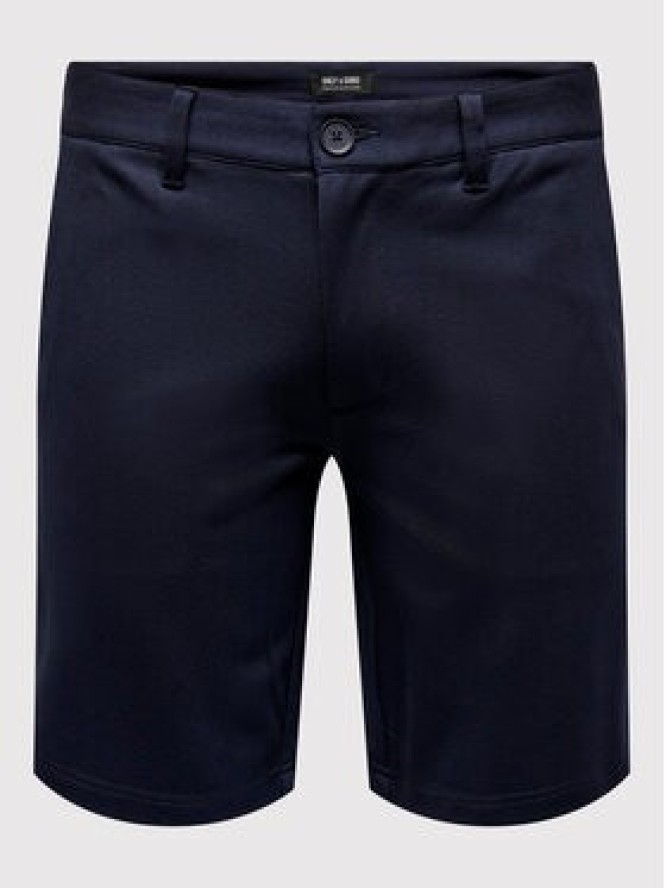 Only & Sons Szorty materiałowe Mark 22018667 Granatowy Regular Fit