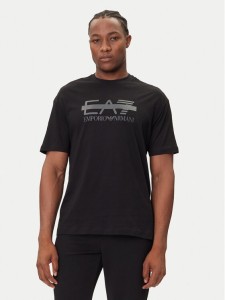 EA7 Emporio Armani T-Shirt 7M001129 AF10375 UC001 Czarny Modern Fit