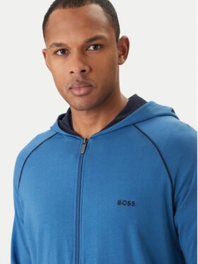 BOSS Bluza Mix&Match 50515313 Niebieski Regular Fit