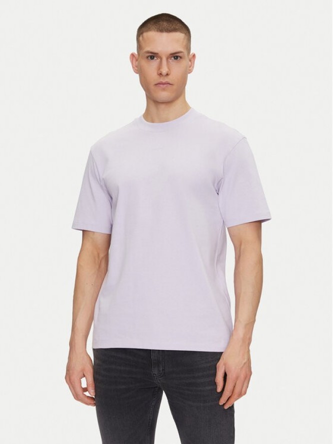 HUGO T-Shirt Dapolino 50488330 Fioletowy Relaxed Fit