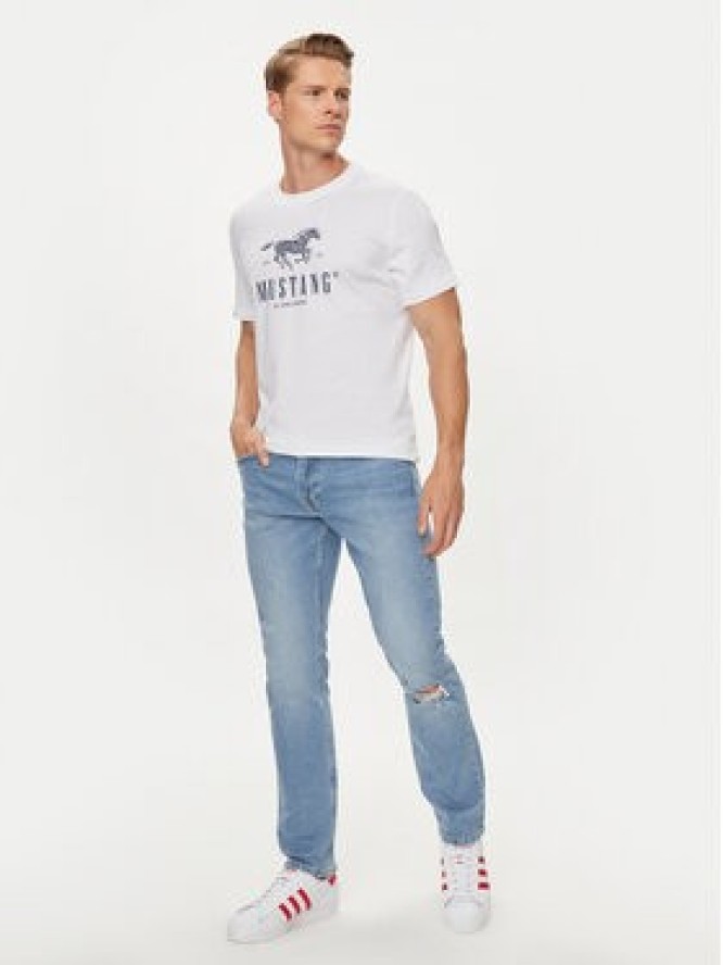 Mustang Jeansy Oregon 1015125 Niebieski Slim Fit