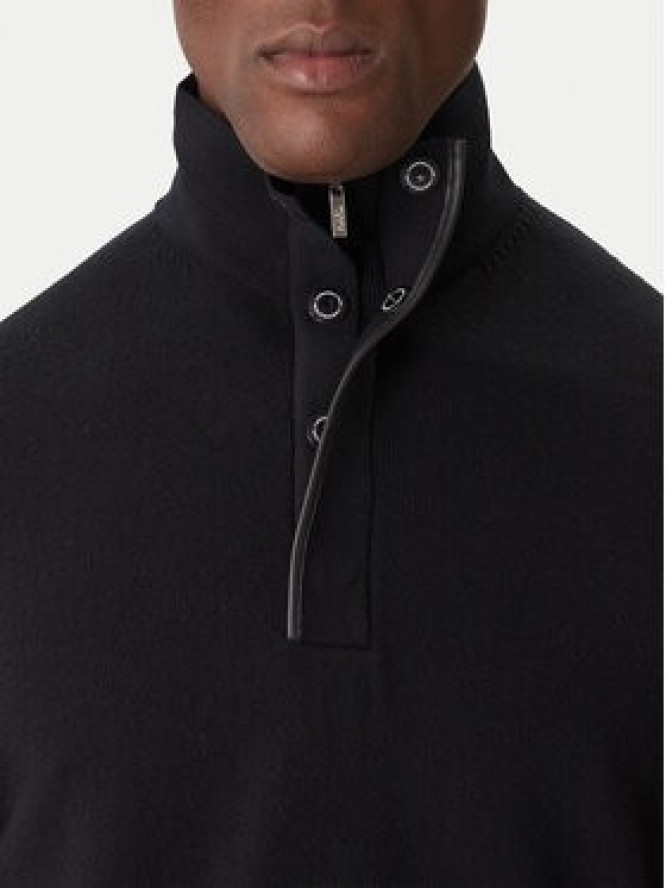 KARL LAGERFELD Sweter 655005 554399 Czarny Slim Fit